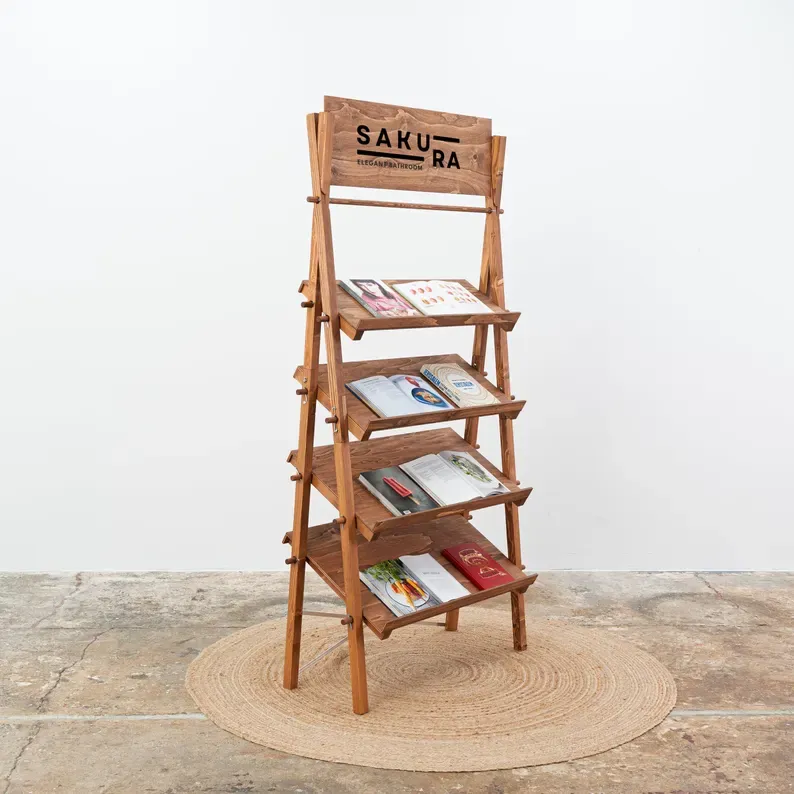 Wooden POS - Brochure Display