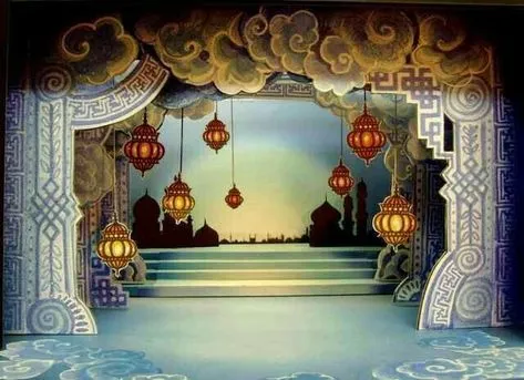 wood set design