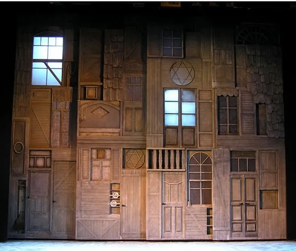 Fiddler on the Roof Wood set design